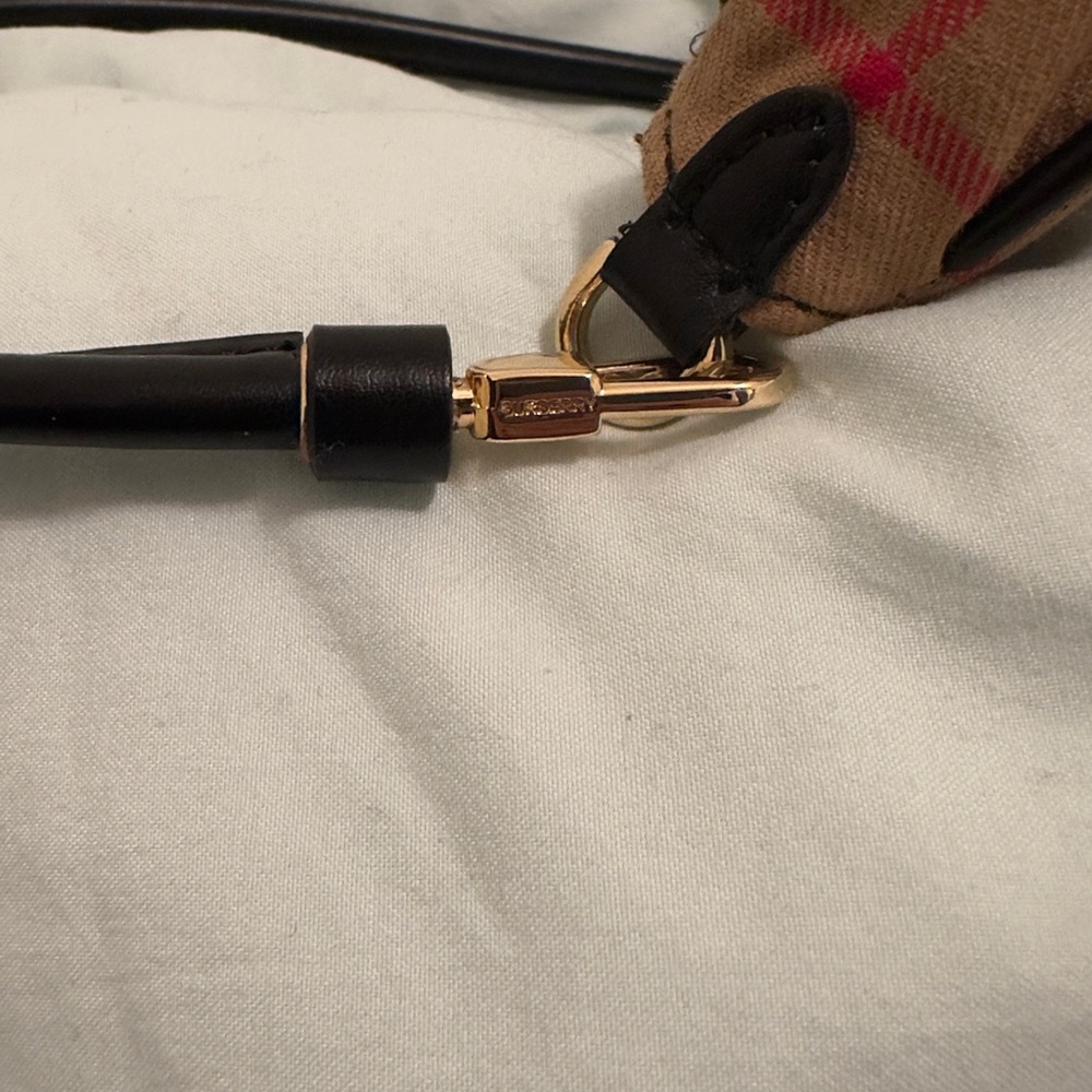 Burberry Tan and Black Plaid Bag - Picture 3 of 3